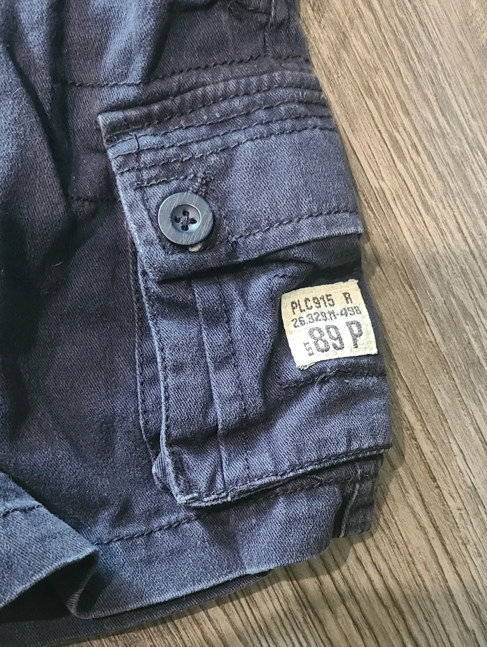 Blue Construction Team Kids T-Shirt and Navy Cargo Shorts Set Size 24 Months